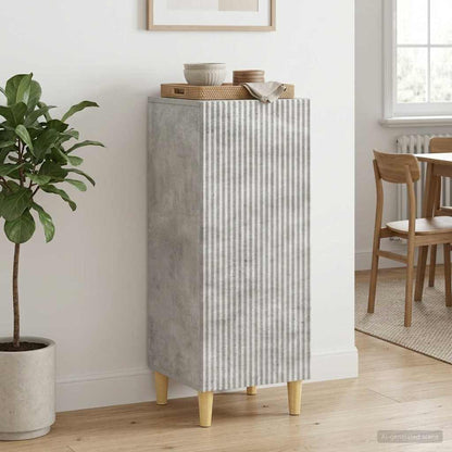 Credenza Grigio Cemento 33 x 34,5 x 90 cm Legno ingegnerizzato