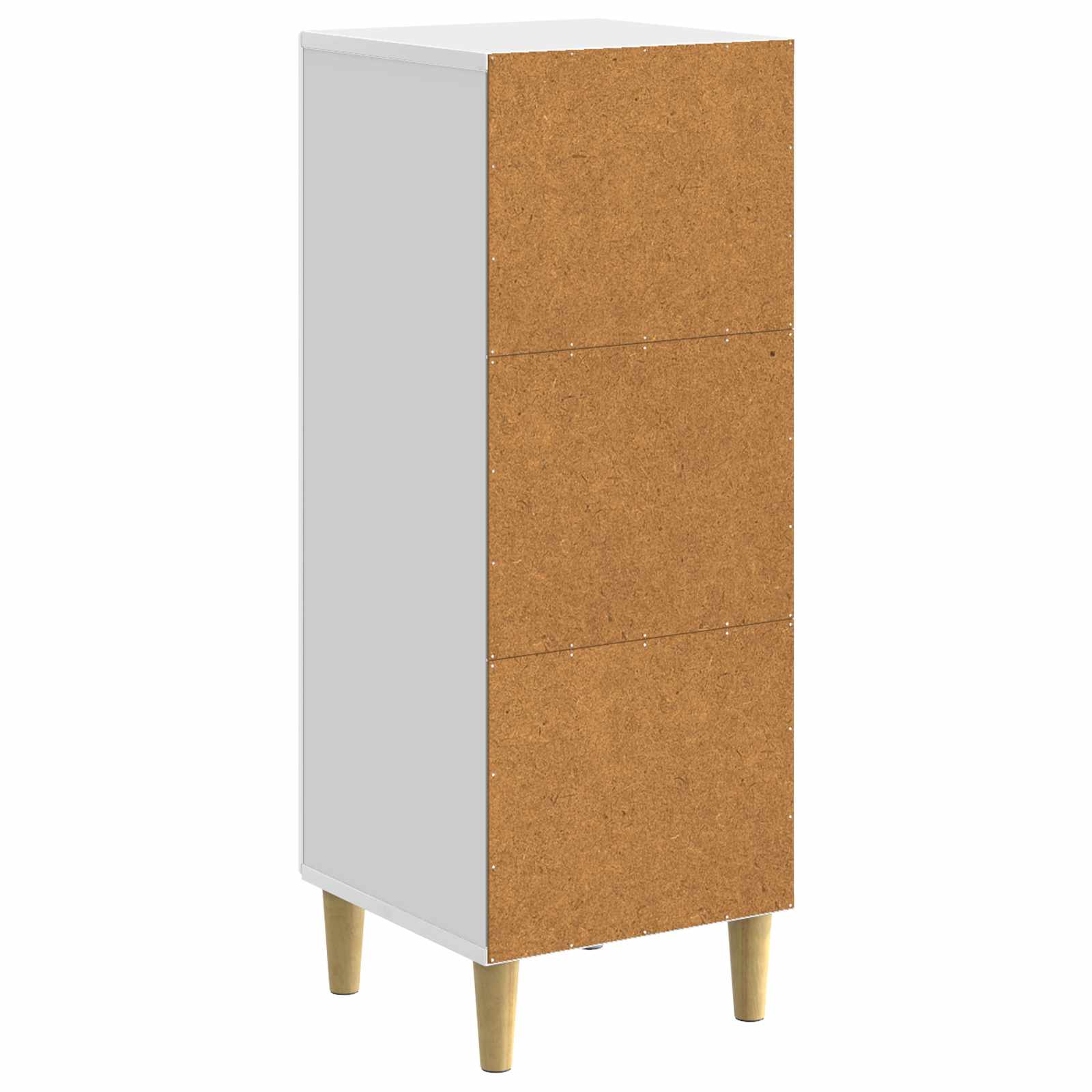 Credenza Bianco Lucido 33 x 34,5 x 90 cm Legno ingegnerizzato | homemem39