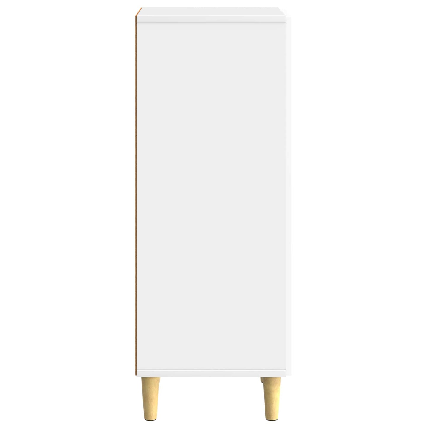 Credenza Bianco Lucido 33 x 34,5 x 90 cm Legno ingegnerizzato | homemem39