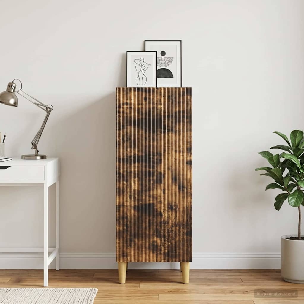Credenza Rovere Fumo 33 x 34,5 x 90 cm Legno ingegnerizzato - homemem39