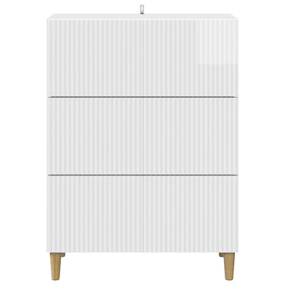 Mobile con Cassetti Bianco Lucido 66 x 34,5 x 90 cm | homemem39
