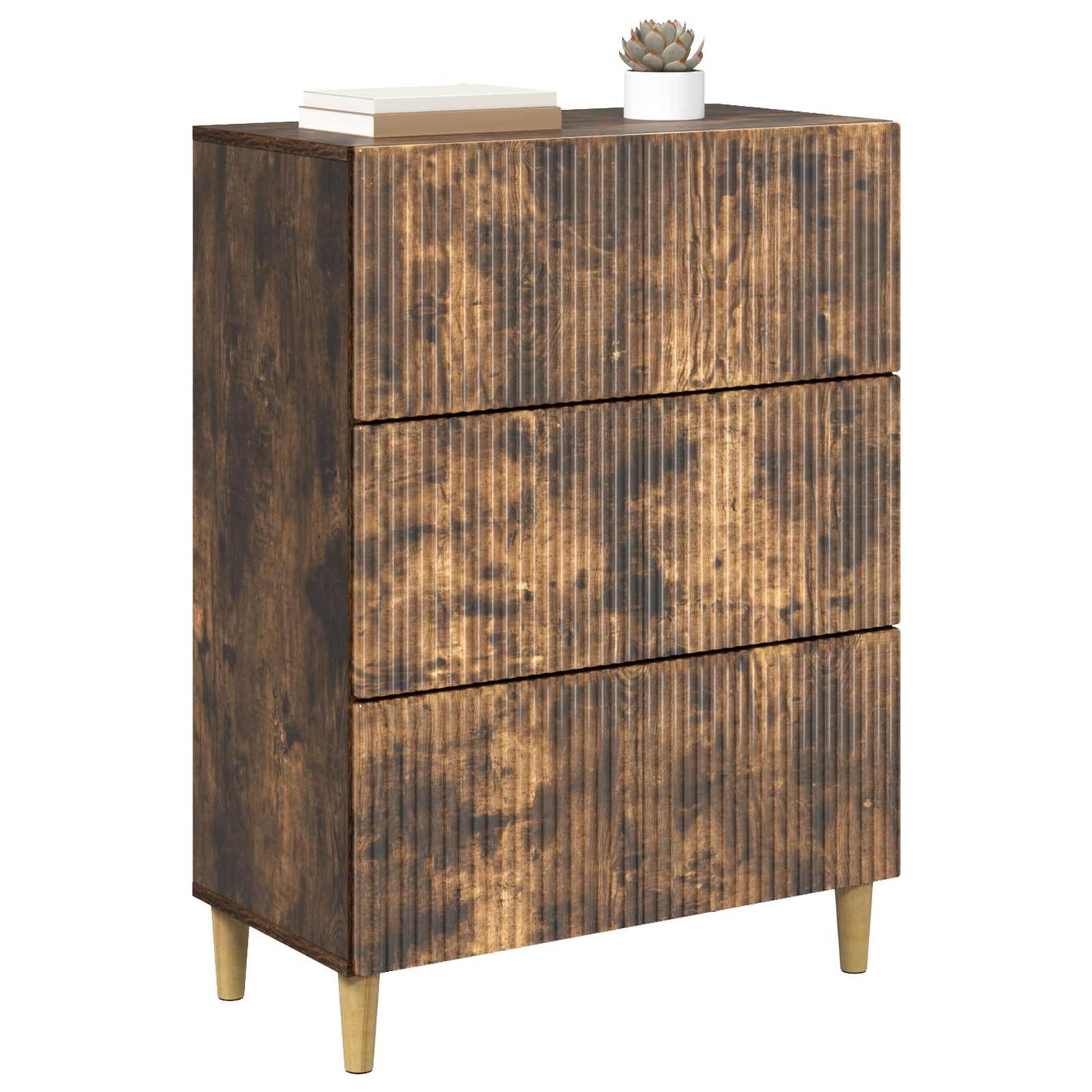 Mobile con Cassetti Rovere Fumo 66 x 34,5 x 90 cm