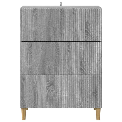 Mobile con Cassetti Grigio Sonoma 66 x 34,5 x 90 cm