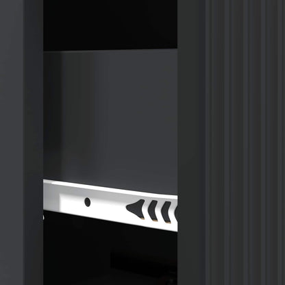 Mobile con Cassetti Nero 33 x 34,5 x 90 cm Legno ingegnerizzato | homemem39