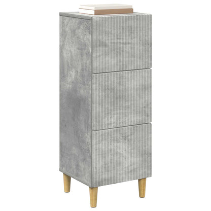 Mobile con Cassetti Grigio Cemento 33 x 34,5 x 90 cm