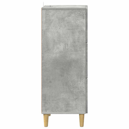 Mobile con Cassetti Grigio Cemento 33 x 34,5 x 90 cm