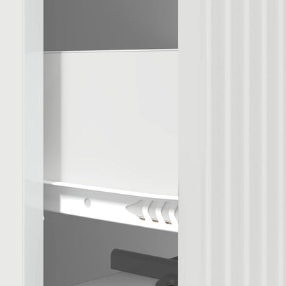 Mobile con Cassetti Bianco Lucido 33 x 34,5 x 90 cm