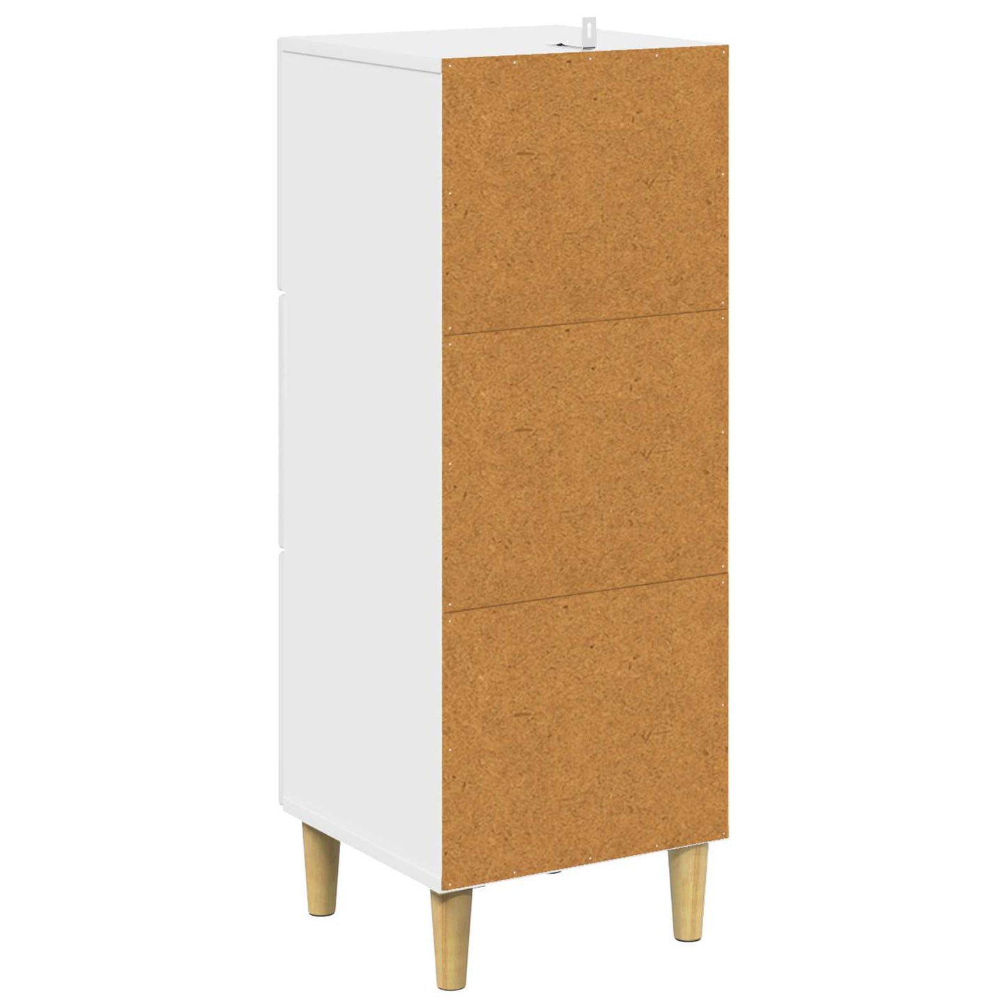 Mobile con Cassetti Bianco Lucido 33 x 34,5 x 90 cm | homemem39