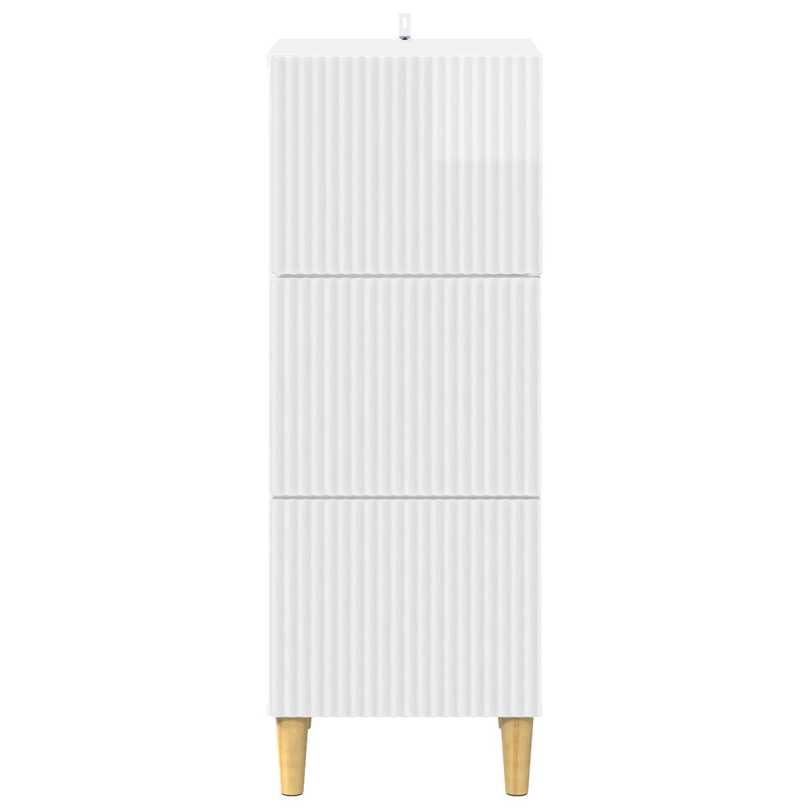 Mobile con Cassetti Bianco Lucido 33 x 34,5 x 90 cm | homemem39
