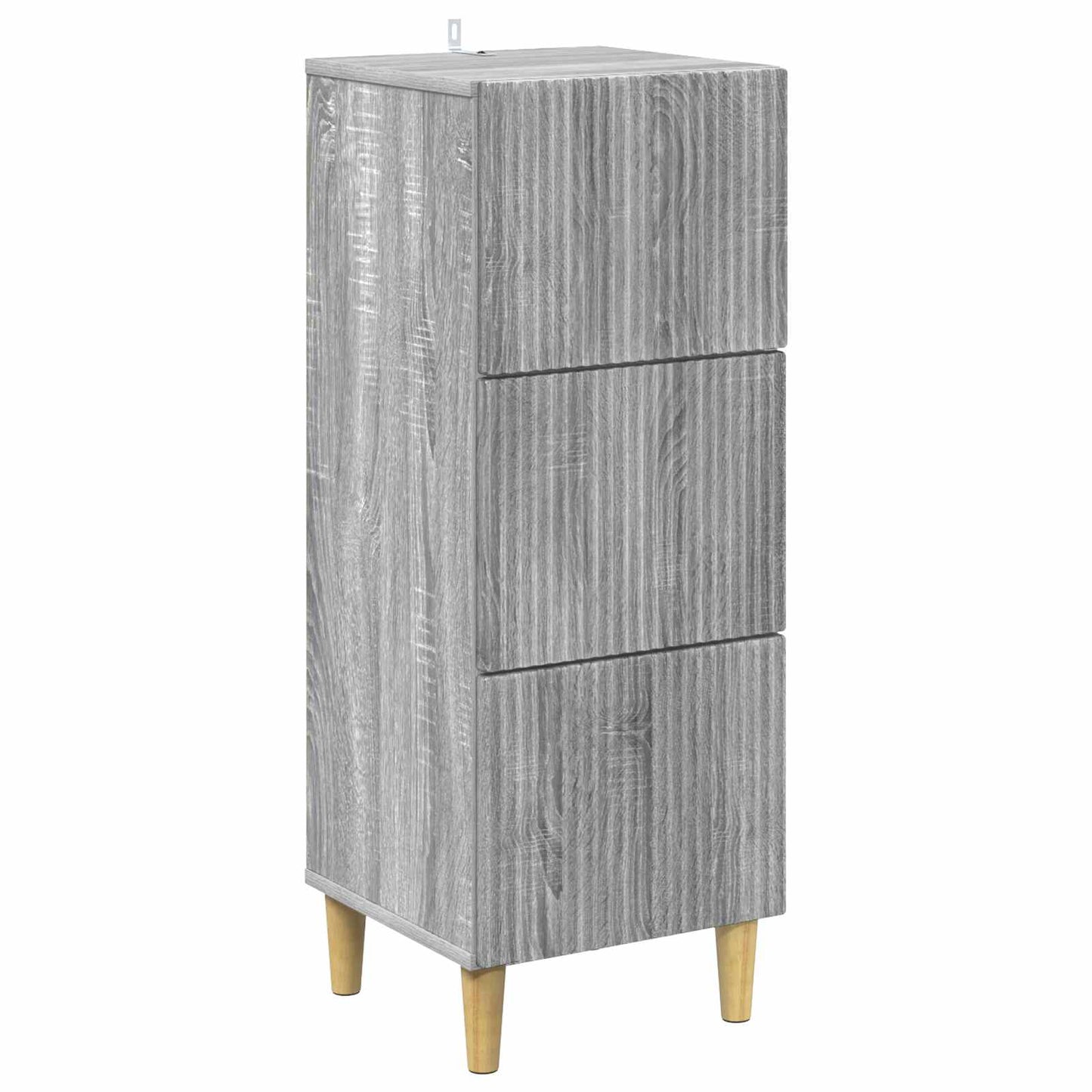 Mobile con Cassetti Grigio Sonoma 33 x 34,5 x 90 cm