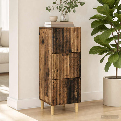 Mobile con Cassetti Legno antico 33 x 34,5 x 90 cm