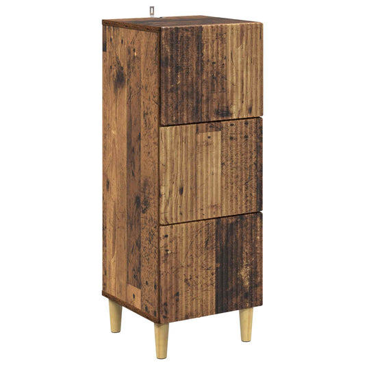 Mobile con Cassetti Legno antico 33 x 34,5 x 90 cm