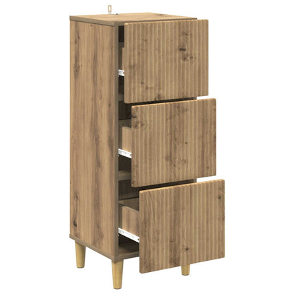 Mobile con Cassetti Rovere Artigianale 33 x 34,5 x 90 cm