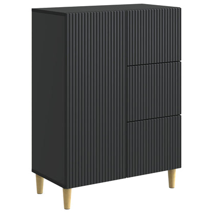 Credenza Nero 66 x 34,5 x 90 cm Legno ingegnerizzato | homemem39