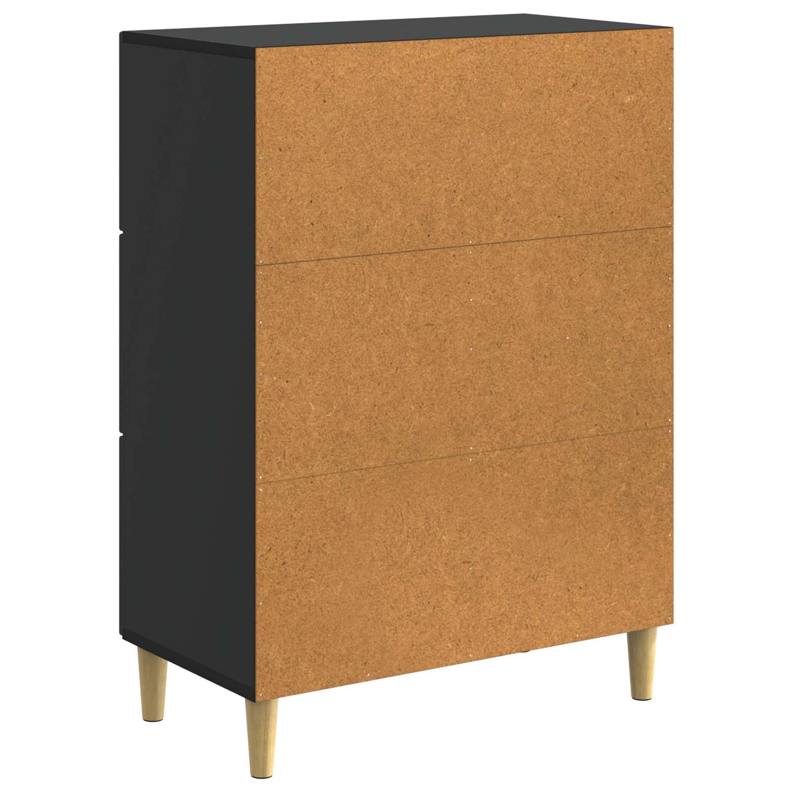 Credenza Nero 66 x 34,5 x 90 cm Legno ingegnerizzato | homemem39