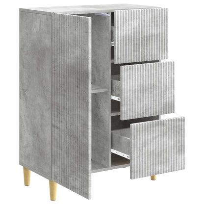 Credenza Grigio Cemento 66 x 34,5 x 90 cm Legno ingegnerizzato