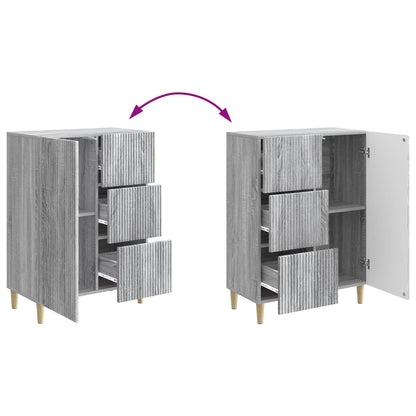 Credenza Grigio Sonoma 66 x 34,5 x 90 cm Legno ingegnerizzato