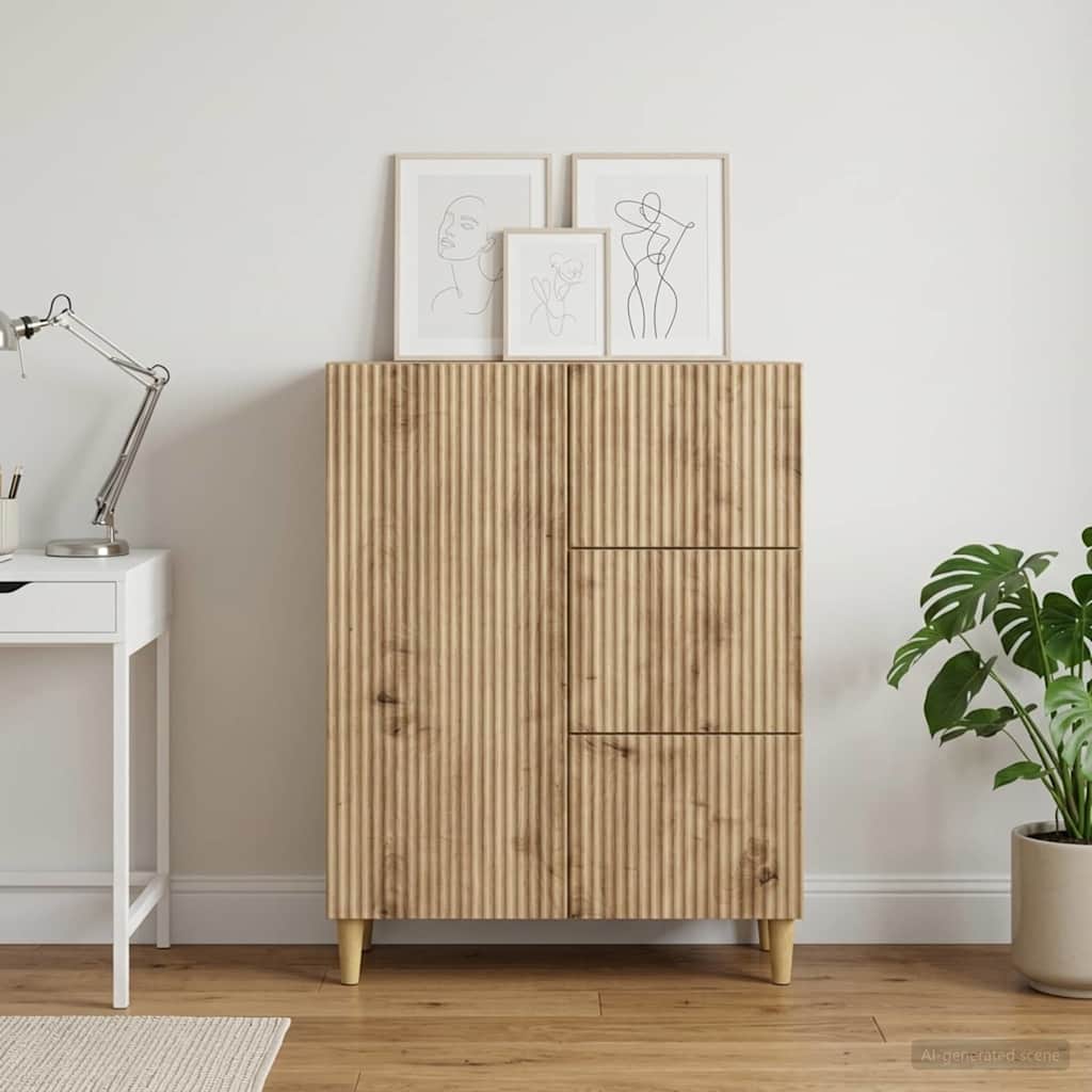 Credenza Rovere Artigianale 66 x 34,5 x 90 cm - homemem39