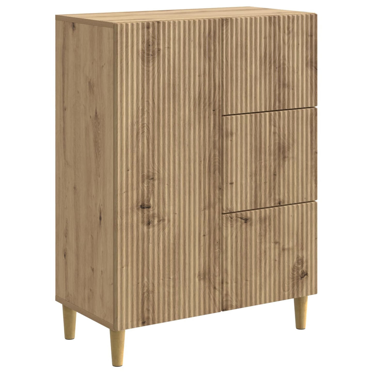 Credenza con cassetto Rovere Artigianale 66 x 34,5 x 90 cm