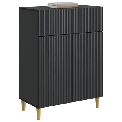 Credenza Nero 66 x 34,5 x 90 cm Legno ingegnerizzato
