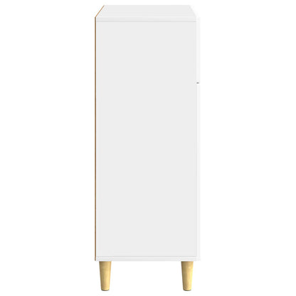 Credenza Bianco Lucido 66 x 34,5 x 90 cm Legno ingegnerizzato | homemem39