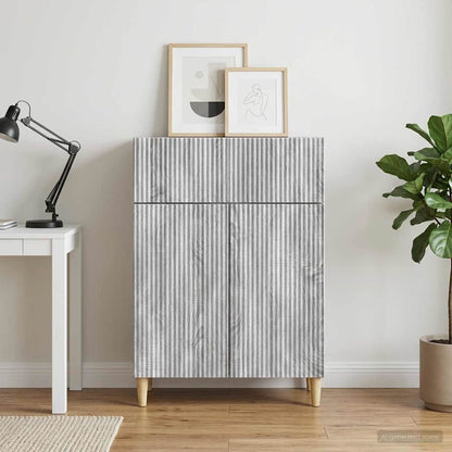 Credenza Grigio Sonoma 66 x 34,5 x 90 cm Legno ingegnerizzato