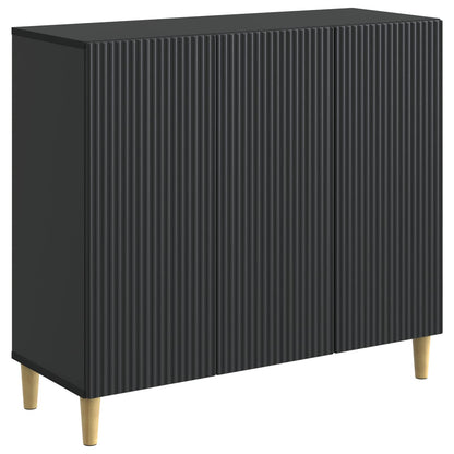 Credenza Nero 89 x 34,5 x 80 cm Legno ingegnerizzato | homemem39