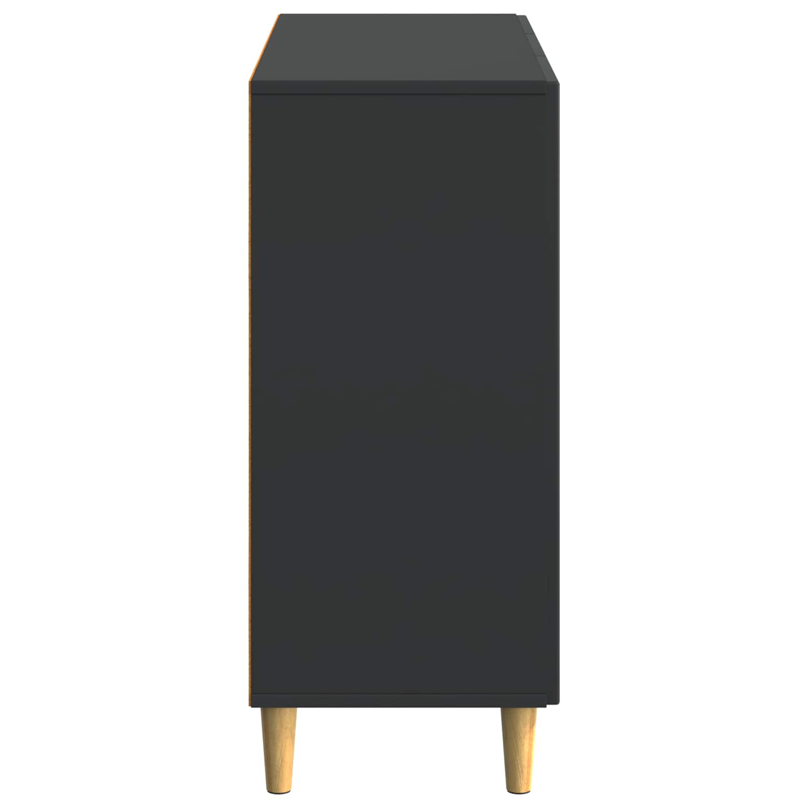 Credenza Nero 89 x 34,5 x 80 cm Legno ingegnerizzato | homemem39