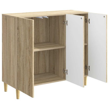 Credenza Rovere Sonoma 89 x 34,5 x 80 cm Legno ingegnerizzato | homemem39