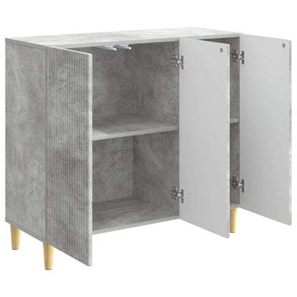 Credenza Grigio Cemento 89 x 34,5 x 80 cm Legno ingegnerizzato | homemem39