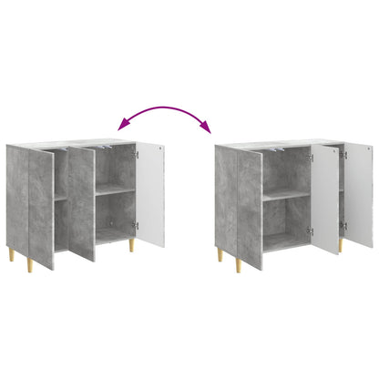 Credenza Grigio Cemento 89 x 34,5 x 80 cm Legno ingegnerizzato | homemem39