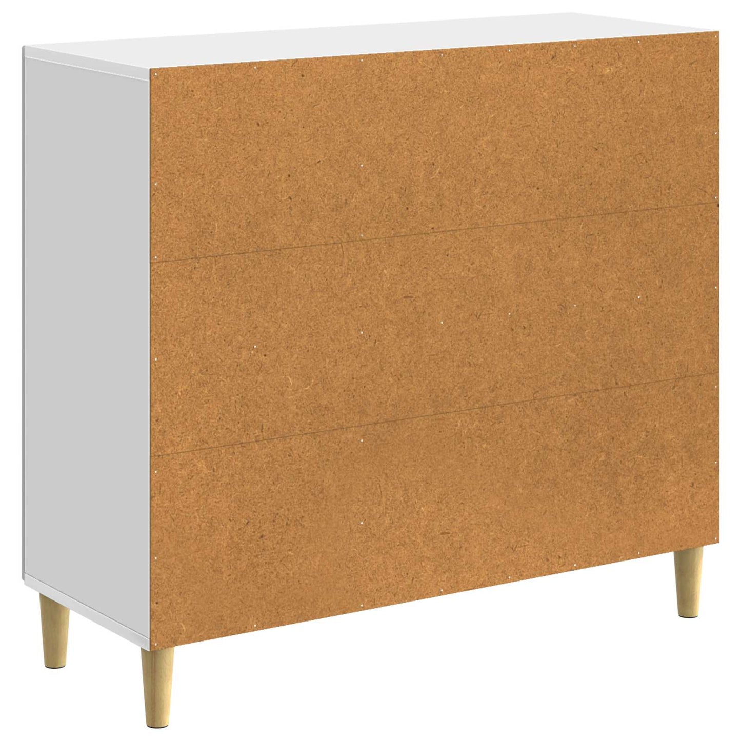 Credenza Bianco Lucido 89 x 34,5 x 80 cm Legno ingegnerizzato | homemem39