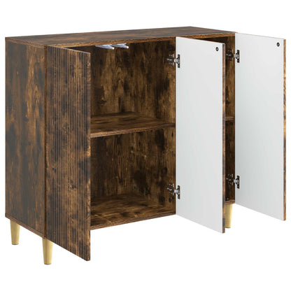 Credenza Rovere Fumo 89 x 34,5 x 80 cm Legno ingegnerizzato | homemem39