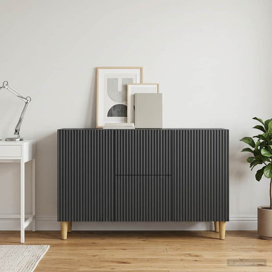 Credenza Nero 89 x 34,5 x 60 cm Legno ingegnerizzato | homemem39