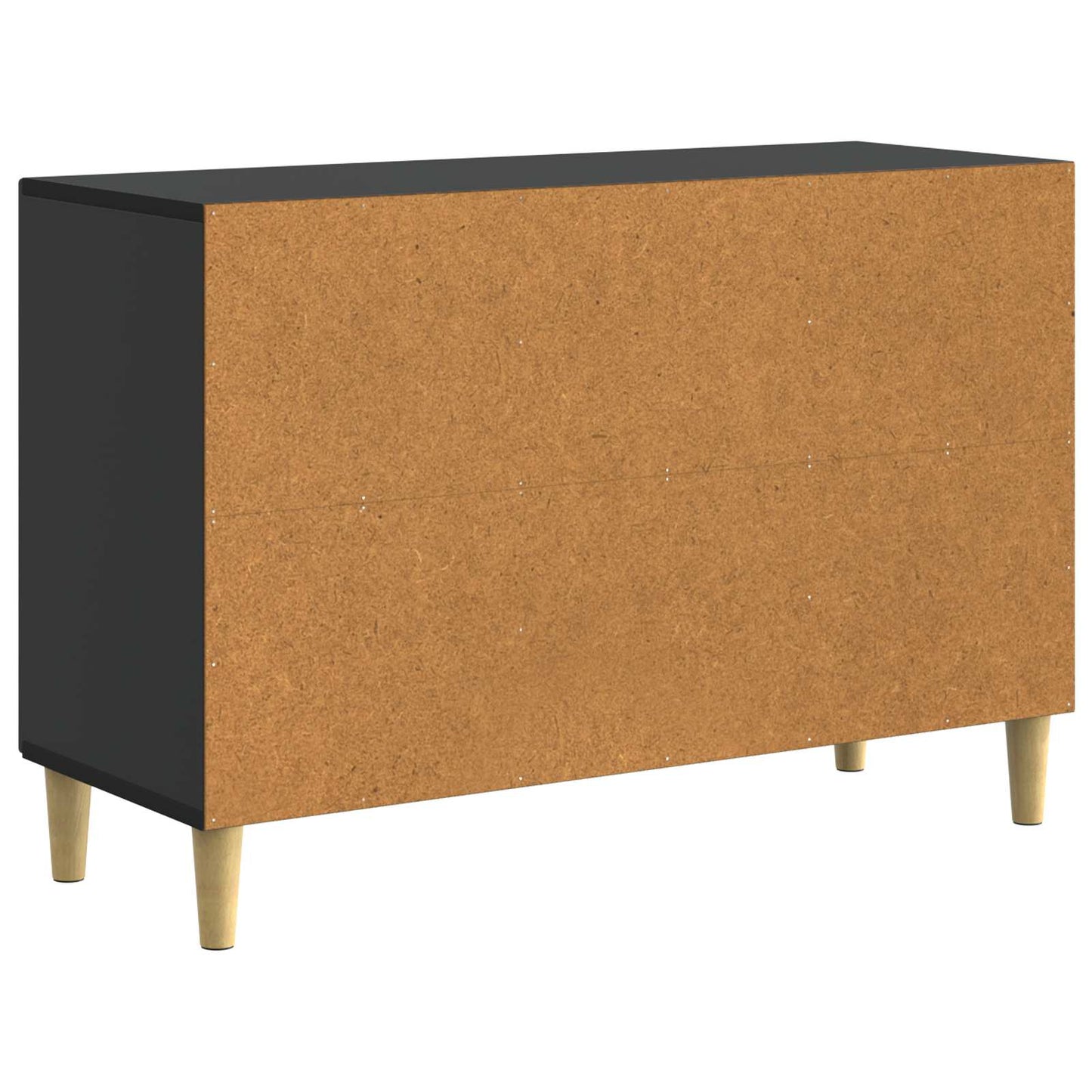 Credenza Nero 89 x 34,5 x 60 cm Legno ingegnerizzato