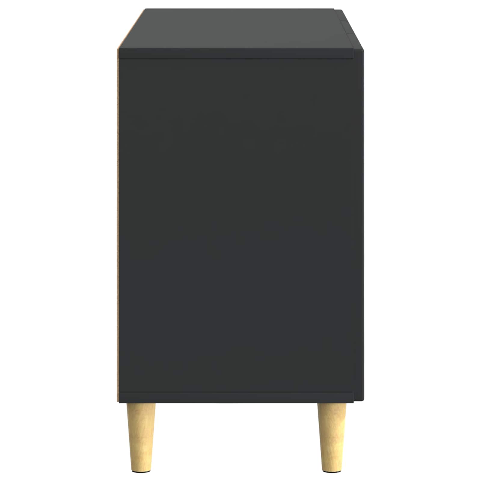 Credenza Nero 89 x 34,5 x 60 cm Legno ingegnerizzato | homemem39