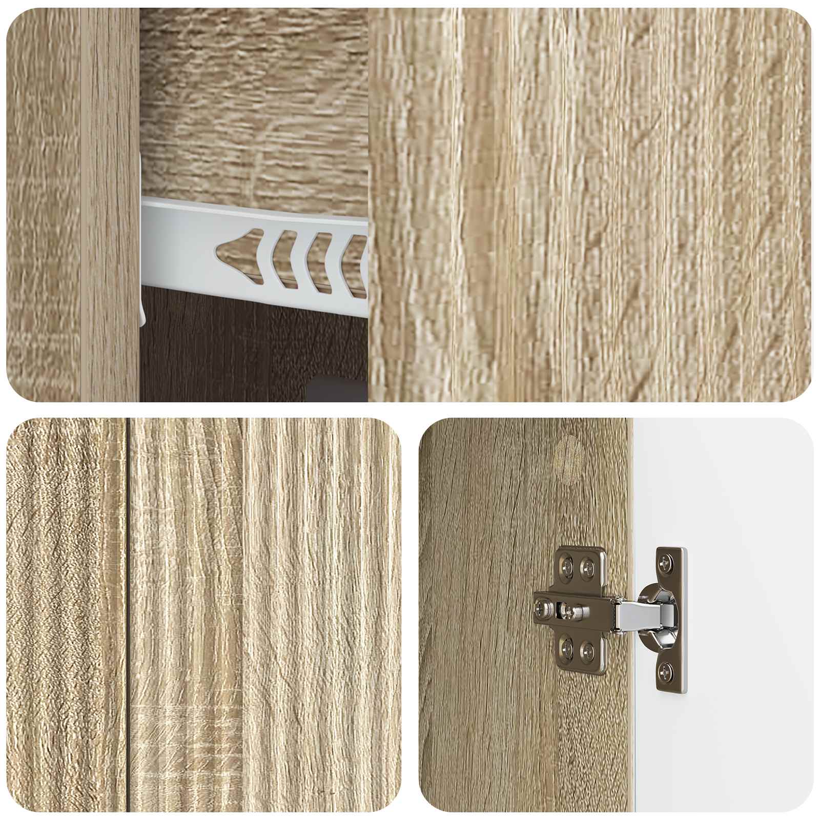 Credenza Rovere Sonoma 89 x 34,5 x 60 cm Legno ingegnerizzato - homemem39
