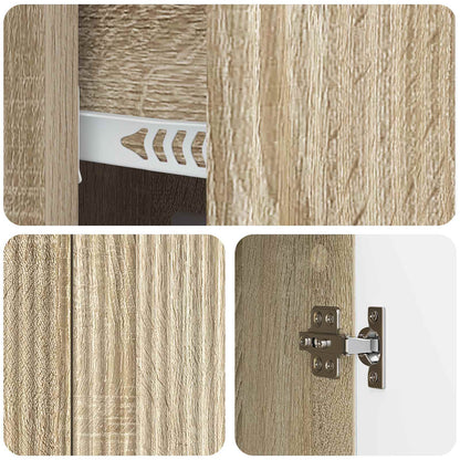Credenza Rovere Sonoma 89 x 34,5 x 60 cm Legno ingegnerizzato - homemem39