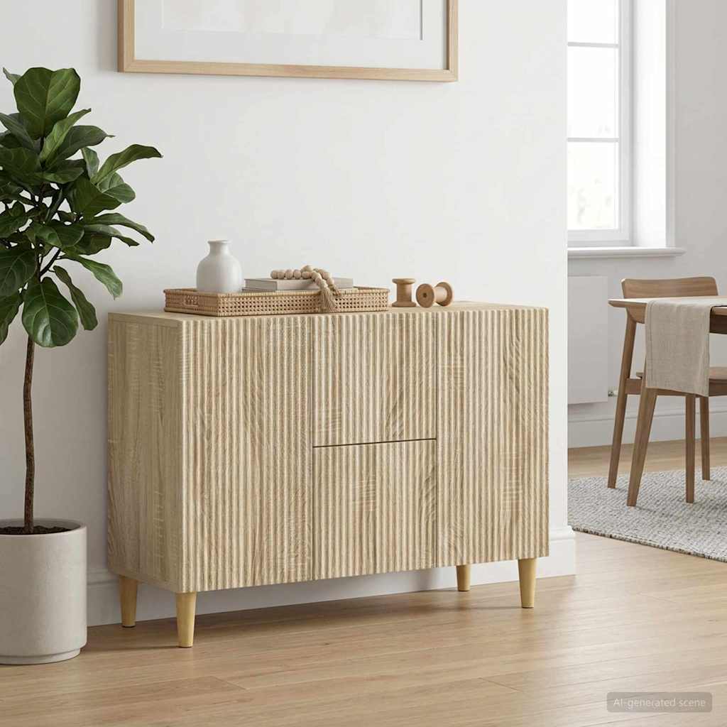 Credenza Rovere Sonoma 89 x 34,5 x 60 cm Legno ingegnerizzato - homemem39