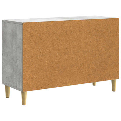 Credenza Grigio Cemento 89 x 34,5 x 60 cm Legno ingegnerizzato