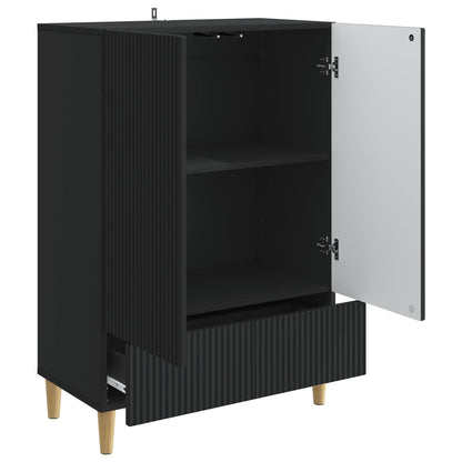 Credenza Nero 66 x 34,5 x 95 cm Legno ingegnerizzato