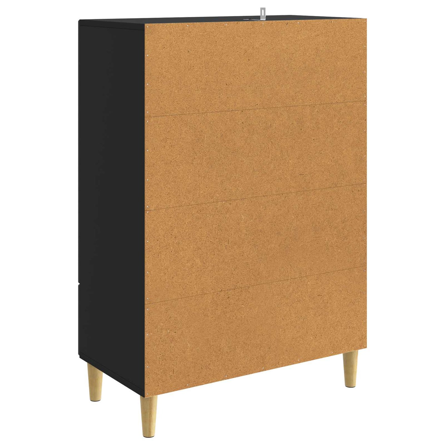 Credenza Nero 66 x 34,5 x 95 cm Legno ingegnerizzato