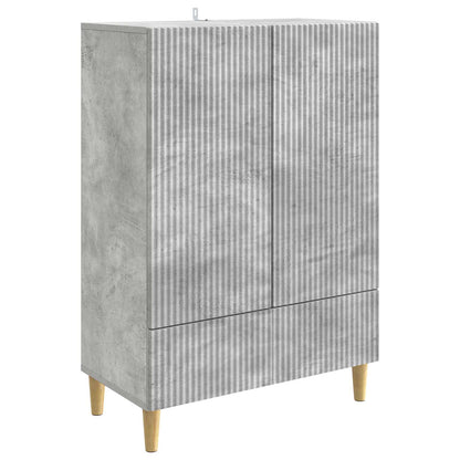 Credenza Grigio Cemento 66 x 34,5 x 95 cm Legno ingegnerizzato