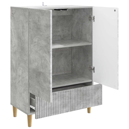 Credenza Grigio Cemento 66 x 34,5 x 95 cm Legno ingegnerizzato