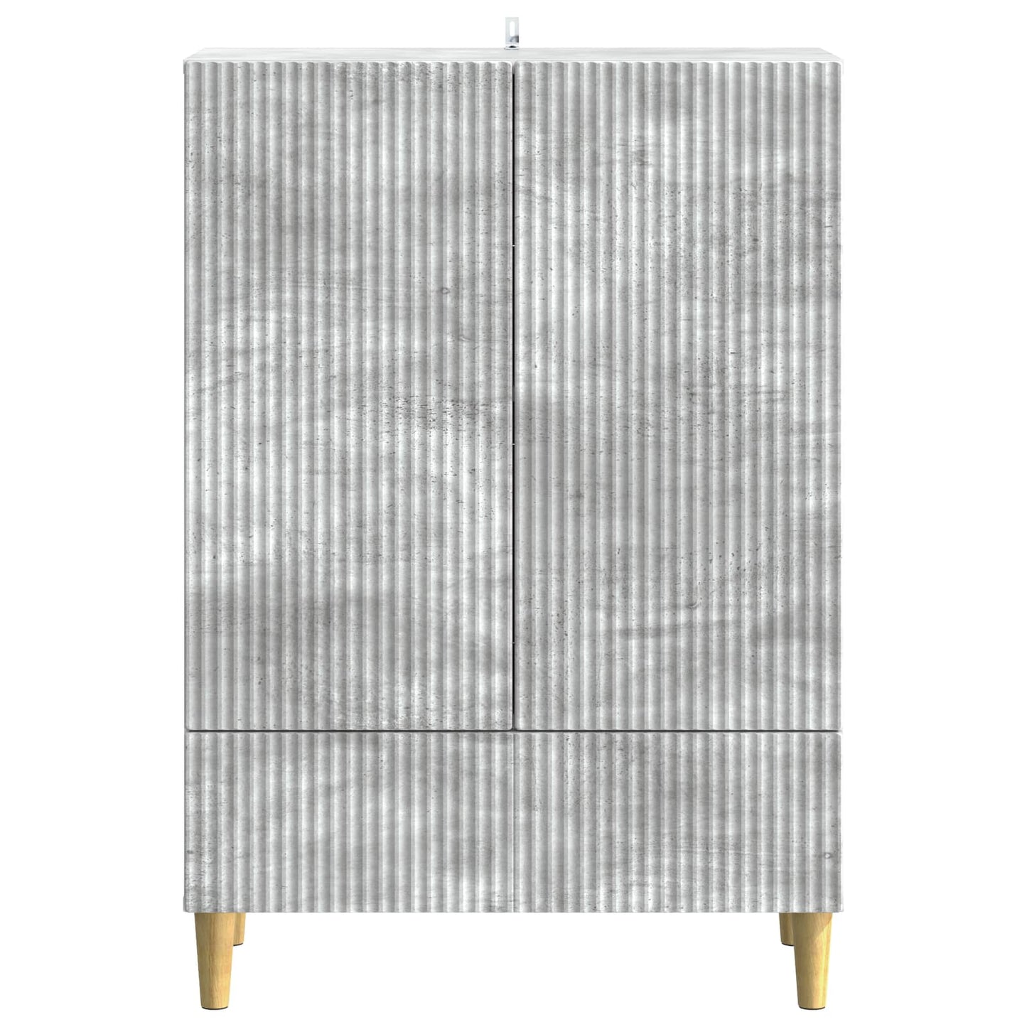 Credenza Grigio Cemento 66 x 34,5 x 95 cm Legno ingegnerizzato