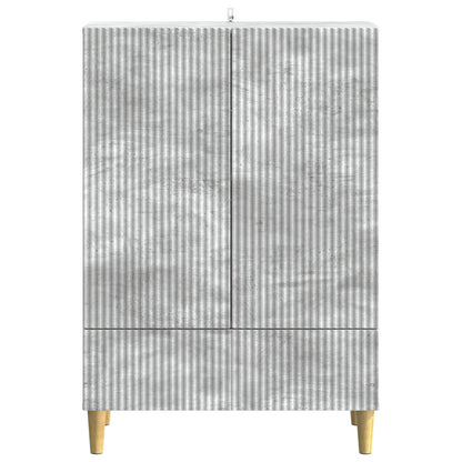 Credenza Grigio Cemento 66 x 34,5 x 95 cm Legno ingegnerizzato