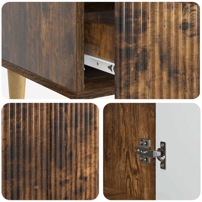 Credenza Rovere Fumo 66 x 34,5 x 95 cm Legno ingegnerizzato