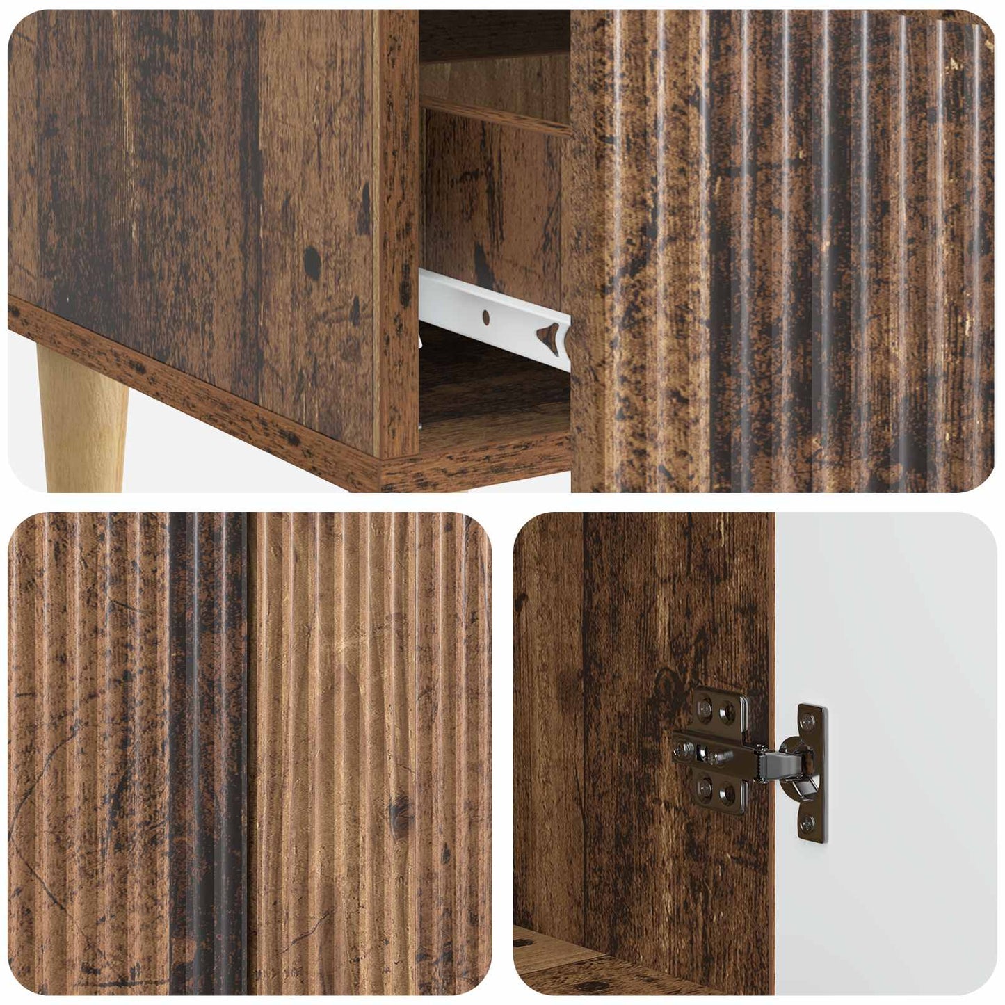 Credenza Legno antico 66 x 34,5 x 95 cm Legno ingegnerizzato | homemem39