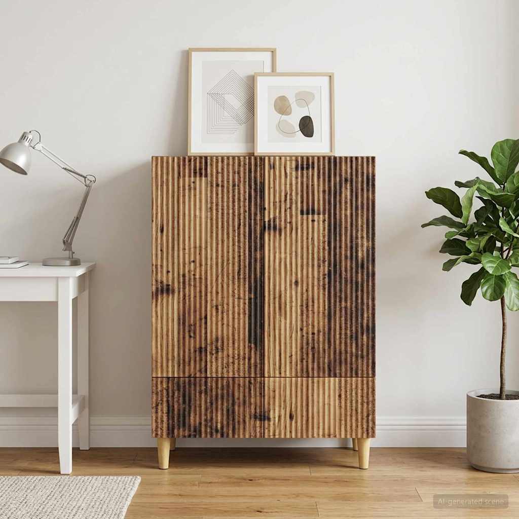 Credenza Legno antico 66 x 34,5 x 95 cm Legno ingegnerizzato