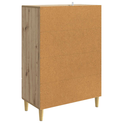 Credenza con cassetto Rovere Artigianale 66 x 34,5 x 95 cm | homemem39